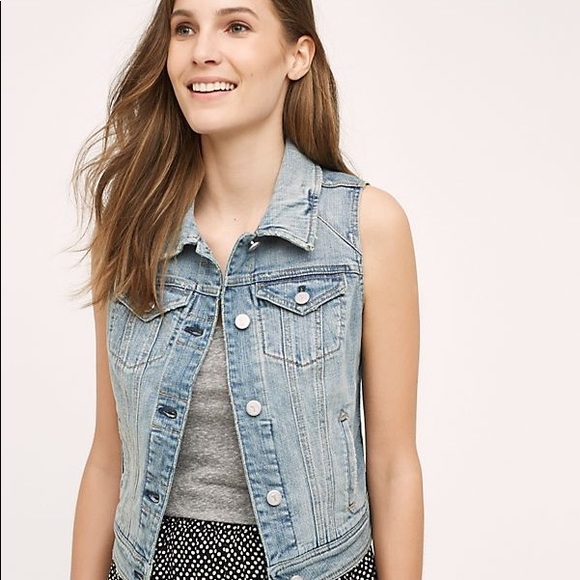 Pilcro Denim Vest - Picture 1 of 4